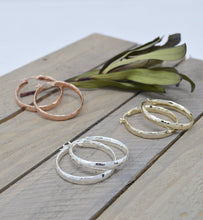 Load image into Gallery viewer, Stella Hoops - Silver
