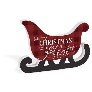 To All A Goodnight Sleigh Decor