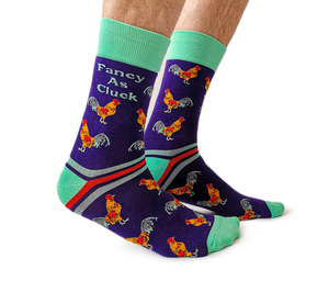Fancy As Cluck Socks - For Him