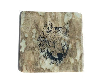 Madoc Rocks Coaster - Wolf