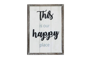 Happy Place Sign