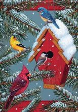 Load image into Gallery viewer, Winter/Christmas Garden Flag
