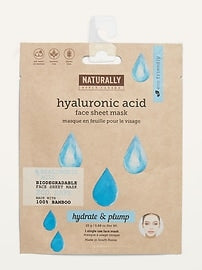 Naturally Face Sheet Mask - Hyaluronic Acid