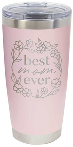 Pink Best Mom Insulated Tumbler