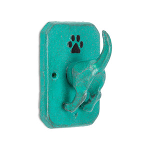 Turquoise Dog Tail Leash Hook