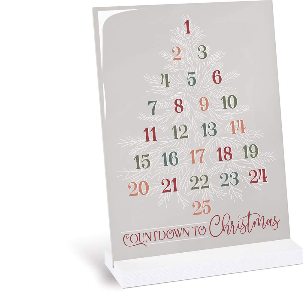 Christmas Tree Countdown Marker Board
