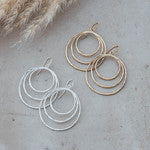 Inner Circle Earrings - Silver