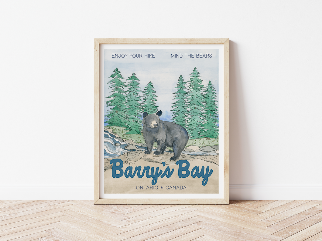 Barry's Bay Mind The Bears Print 11x14
