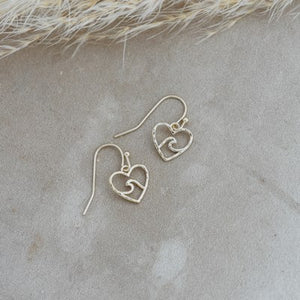 Beach Lovers Earrings - Gold