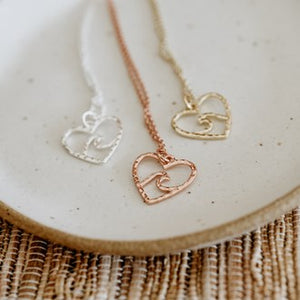 Beach Lovers Necklace - Silver
