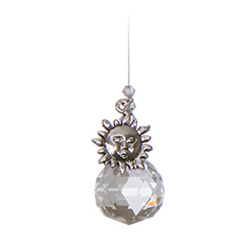 C370 Pewter Sun Chakra Suncatcher