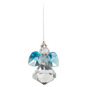 C490 Short Body Angel Suncatcher - Blue