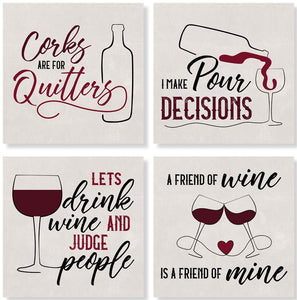 Fun Wine Coaster