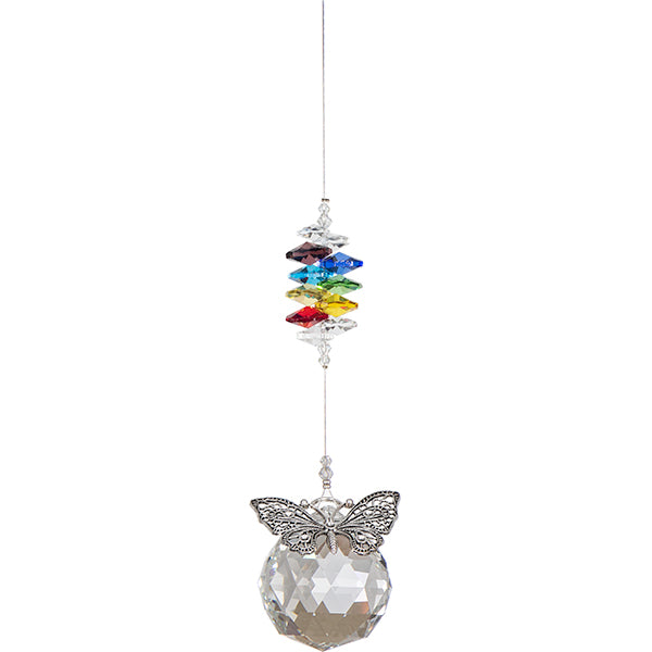 C550 Crystal Ball With Butterfly - Chakra