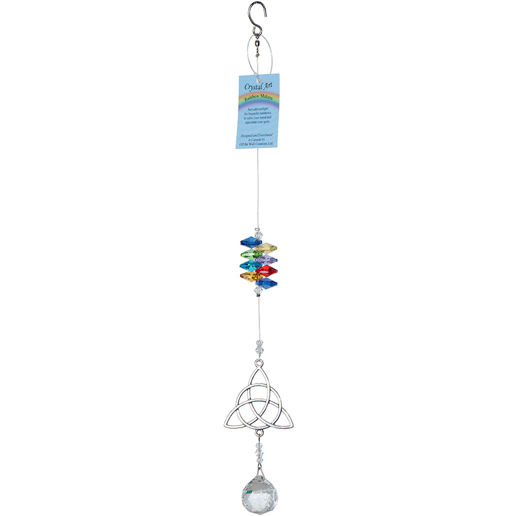 C590 Celtic Trinity Suncatcher – Dark