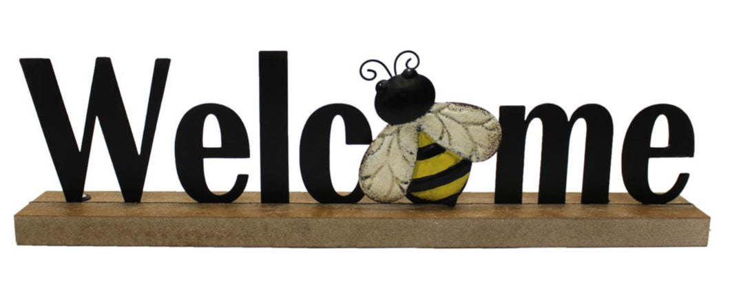 Welcome Bee Tabletop Decor