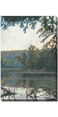 Autumn Reflections Canisbay Lake Canvas