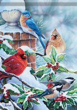 Load image into Gallery viewer, Winter/Christmas Garden Flag

