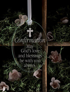 Oval Confirmation Ornament