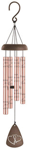 In Our Hearts Rose Gold 21" Sonnet Chime