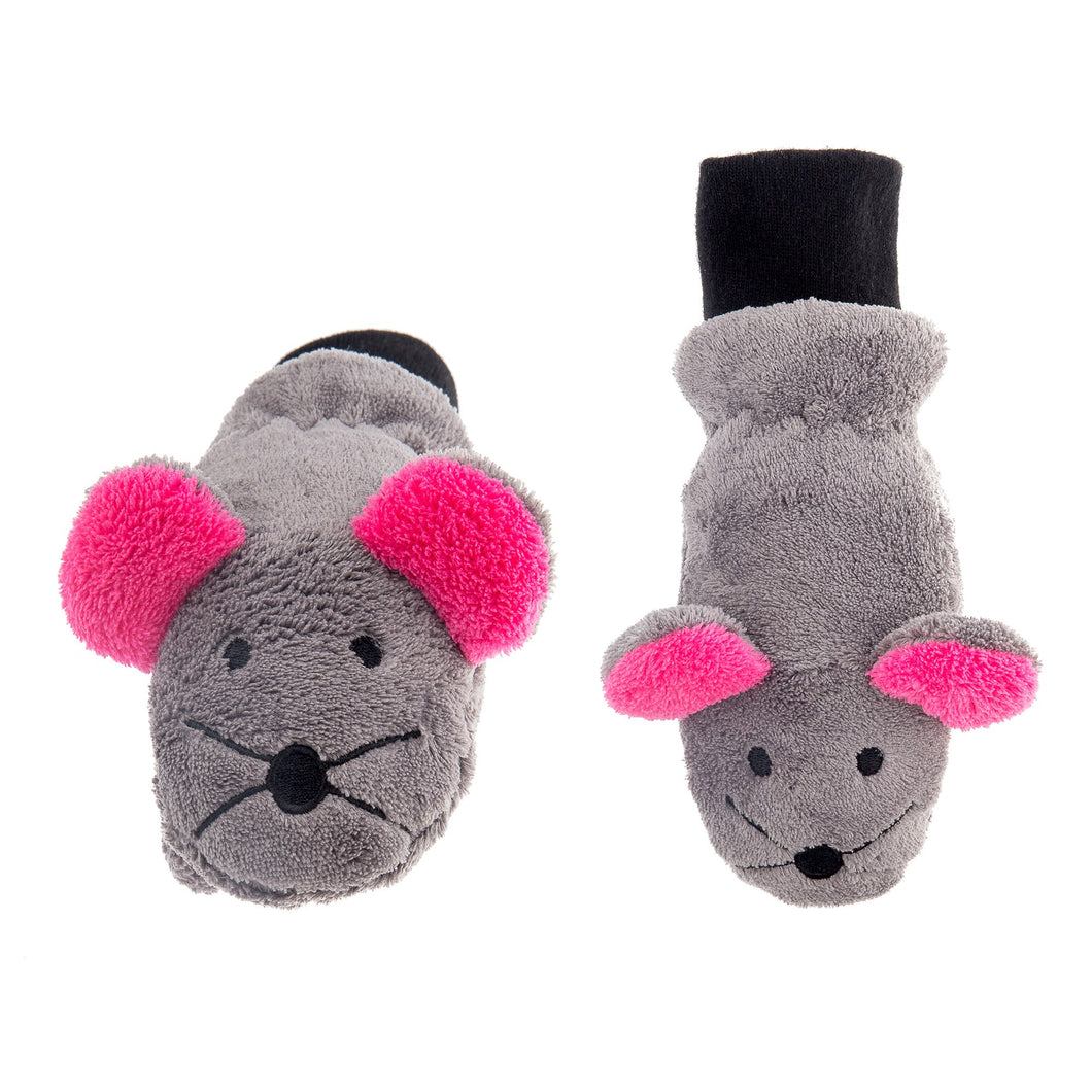 Kids UPF50+ Winter Mitts - Mouse (3-6 Years)