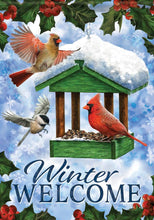 Load image into Gallery viewer, Winter/Christmas Garden Flag
