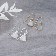 Load image into Gallery viewer, Elsie Earrings - Gold/White Moon Stone

