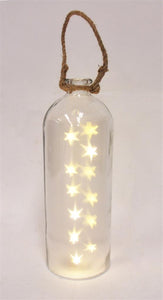 16” Clear LED Star Reflection Bottle (PICKUP ONLY)