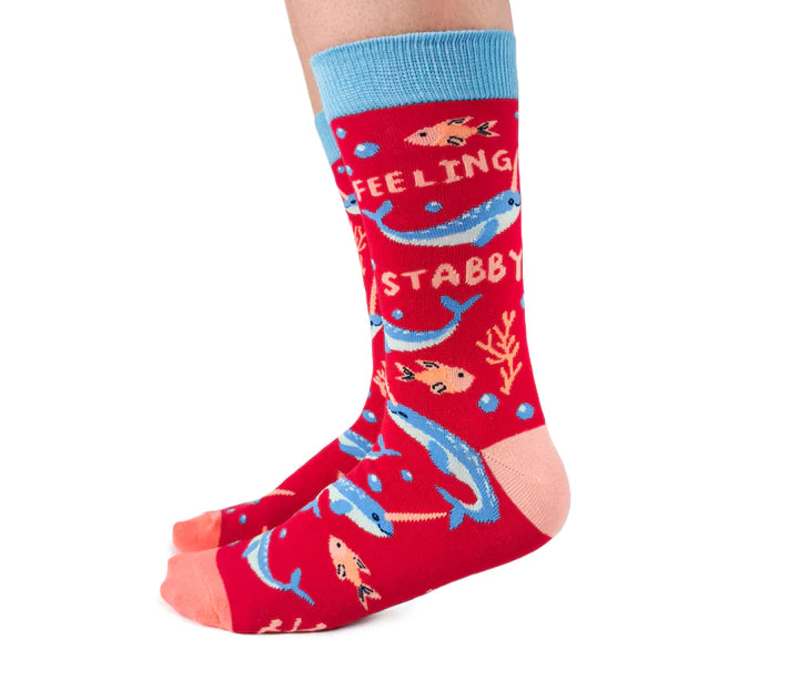 Naughty Narwhal Socks - For Her