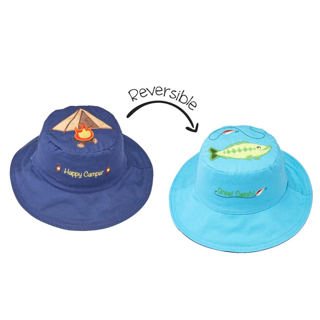 Kids/Baby UPF50+ Sun Hat - Tent/Bass