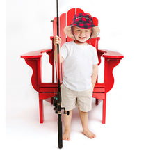 Load image into Gallery viewer, Kids/Baby UPF50+ Sun Hat - Moose/Blackbear
