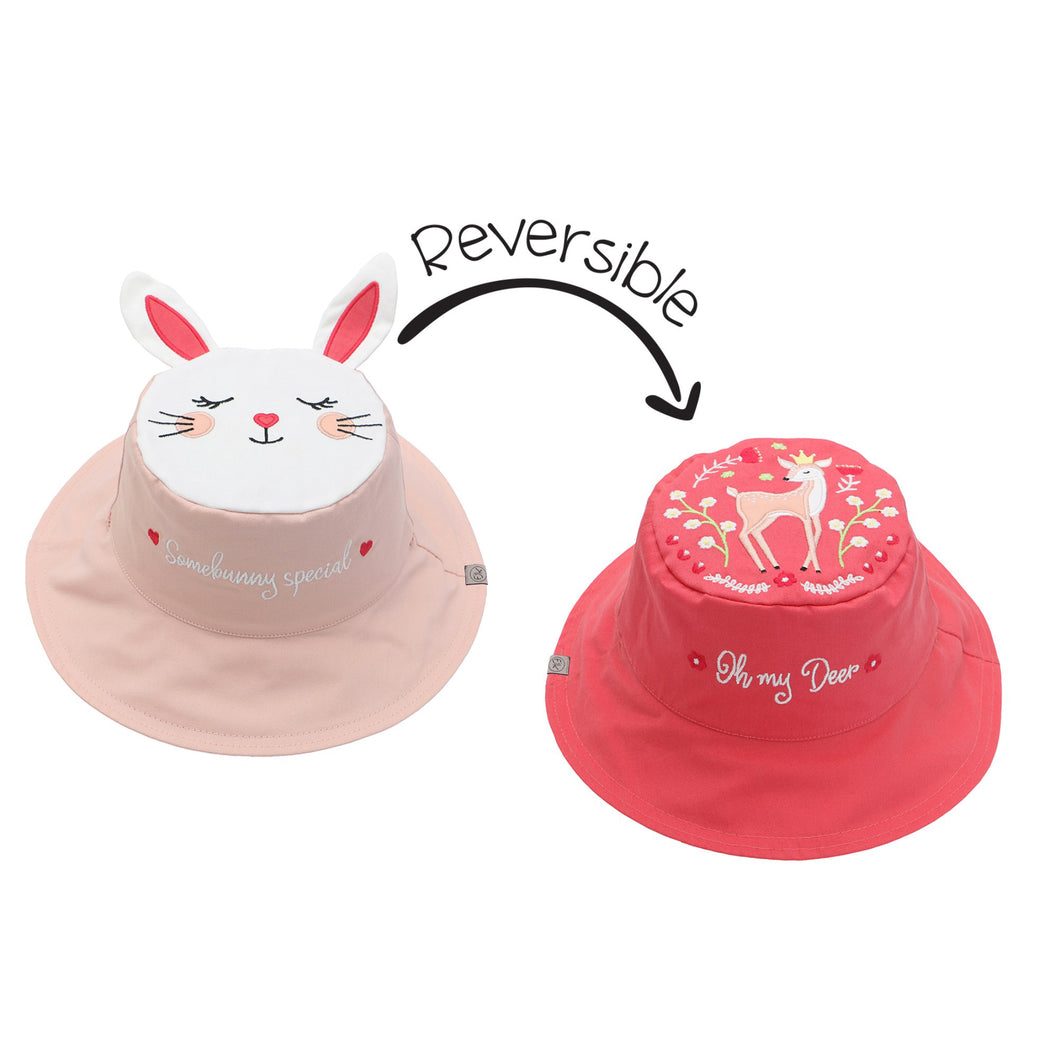 Kids UPF50+ Sun Hat - Bunny/Deer