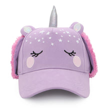 Load image into Gallery viewer, Kids Cap with Earflaps - Unicorn
