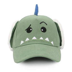 Kids Cap with Earflaps - Dino