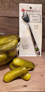 Assorted "Fork You" Pickle Fork