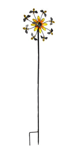 Bee and Flower Garden Stake