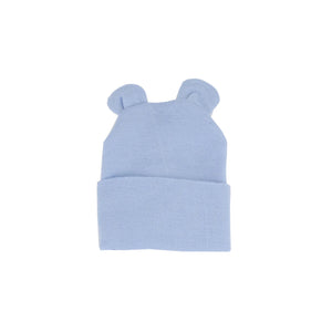 Blue Newborn Hat with Ears