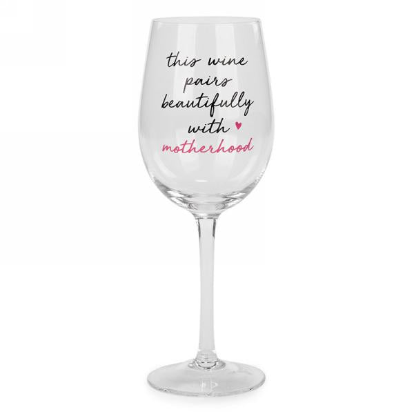 Motherhood Wine Glass