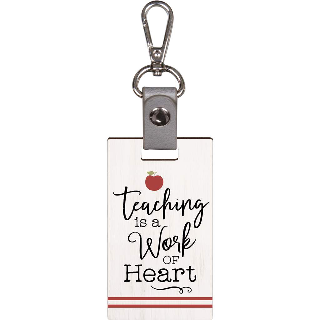 Teaching/Work/Heart Keychain