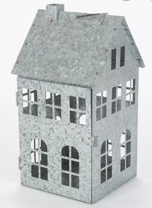 6" x 10" Tin House Lantern