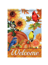 Load image into Gallery viewer, Autumn/Thanksgiving/Halloween Garden Flag
