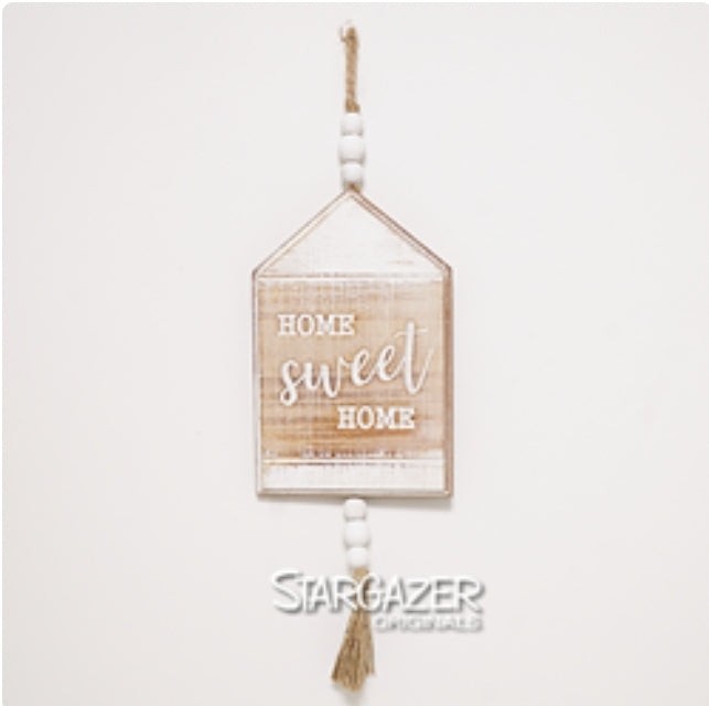 Home Sweet Home Bead Sign