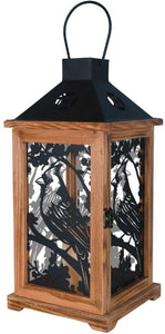 Cardinal Silhouette Lantern