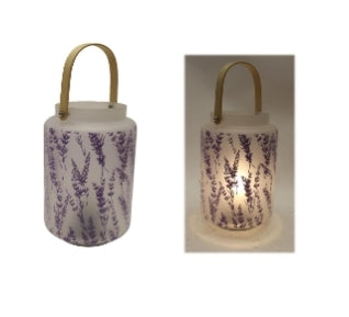 Lavender LED Lantern