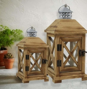 Small Decorative Wooden Lantern