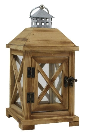 Large Decorative Wooden Lantern