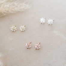 Load image into Gallery viewer, Snow Crystal Studs - Silver
