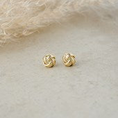 Tangle Studs - Gold
