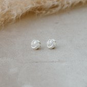 Tangle Studs - Silver