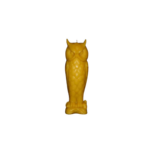 Beeswax Owl Candle